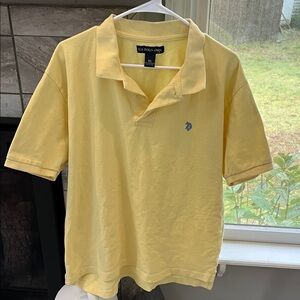 U.S. Polo Assn. Men's Polo Shirt in Soft Yellow